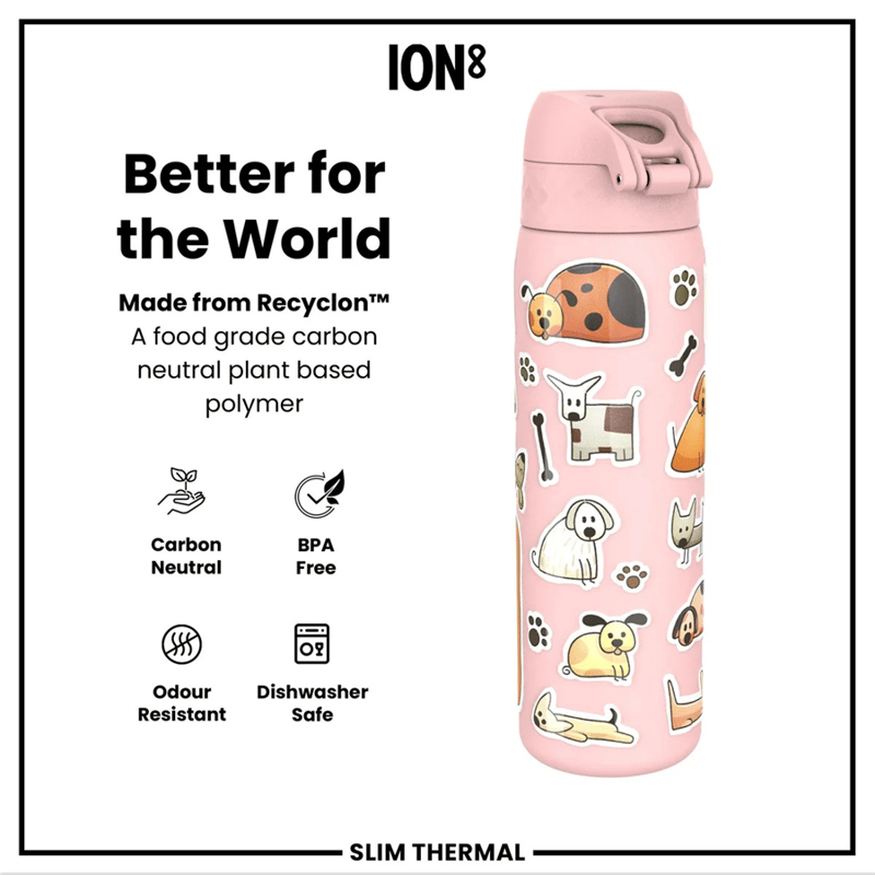 ION8 İnce Su Termosu Köpekler 500 Ml Sızdırmaz