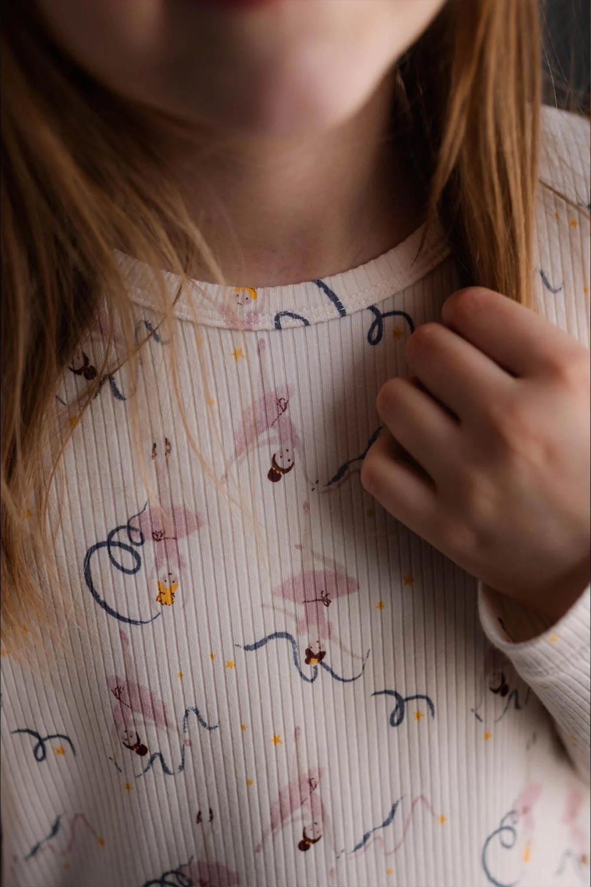 Antebies Bale Masalı Uzun Kollu Taytlı Kız Çocuk Pijama Takımı