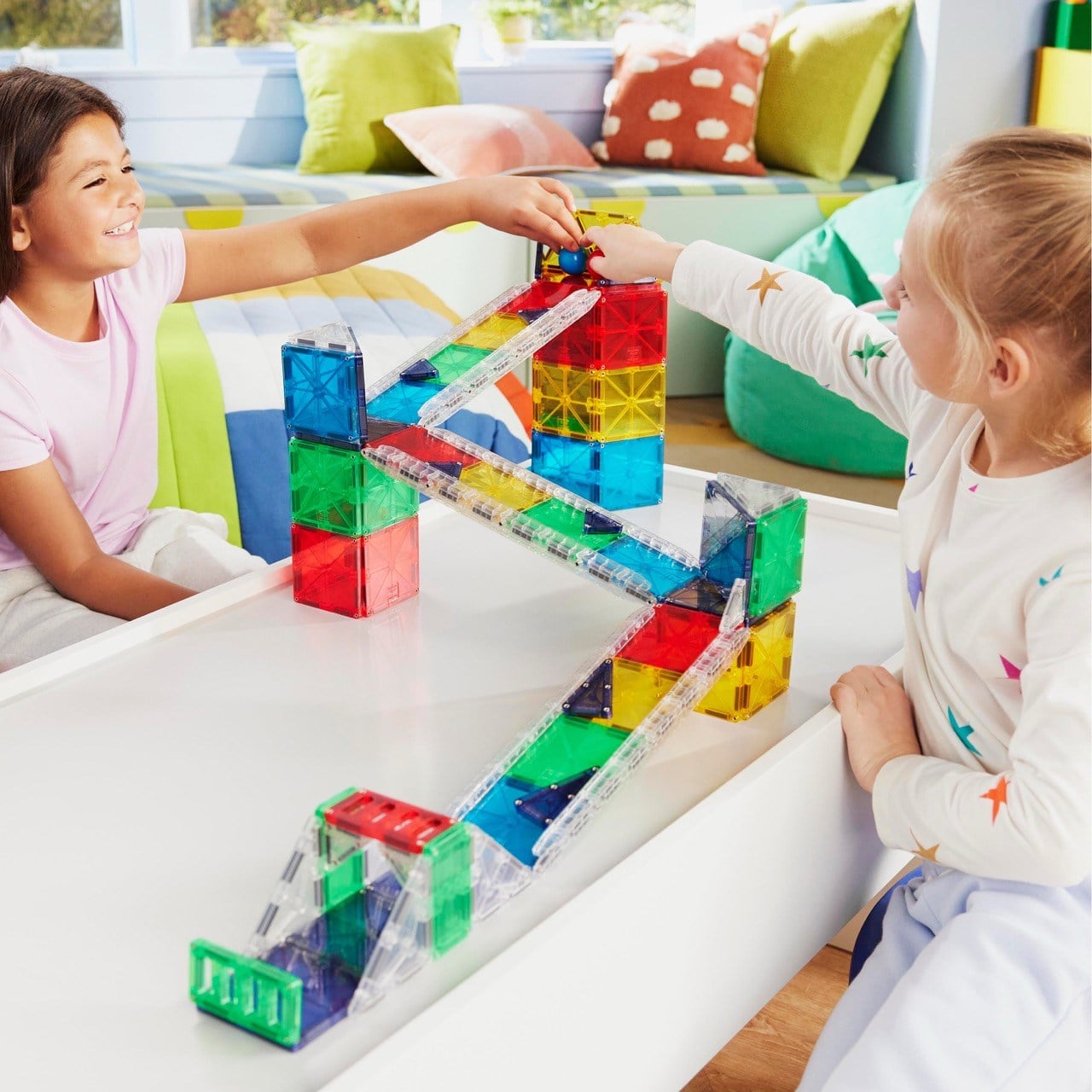 MAGNA-TILES Rail Racers Deluxe Manyetik Blok Seti (90 Parça)