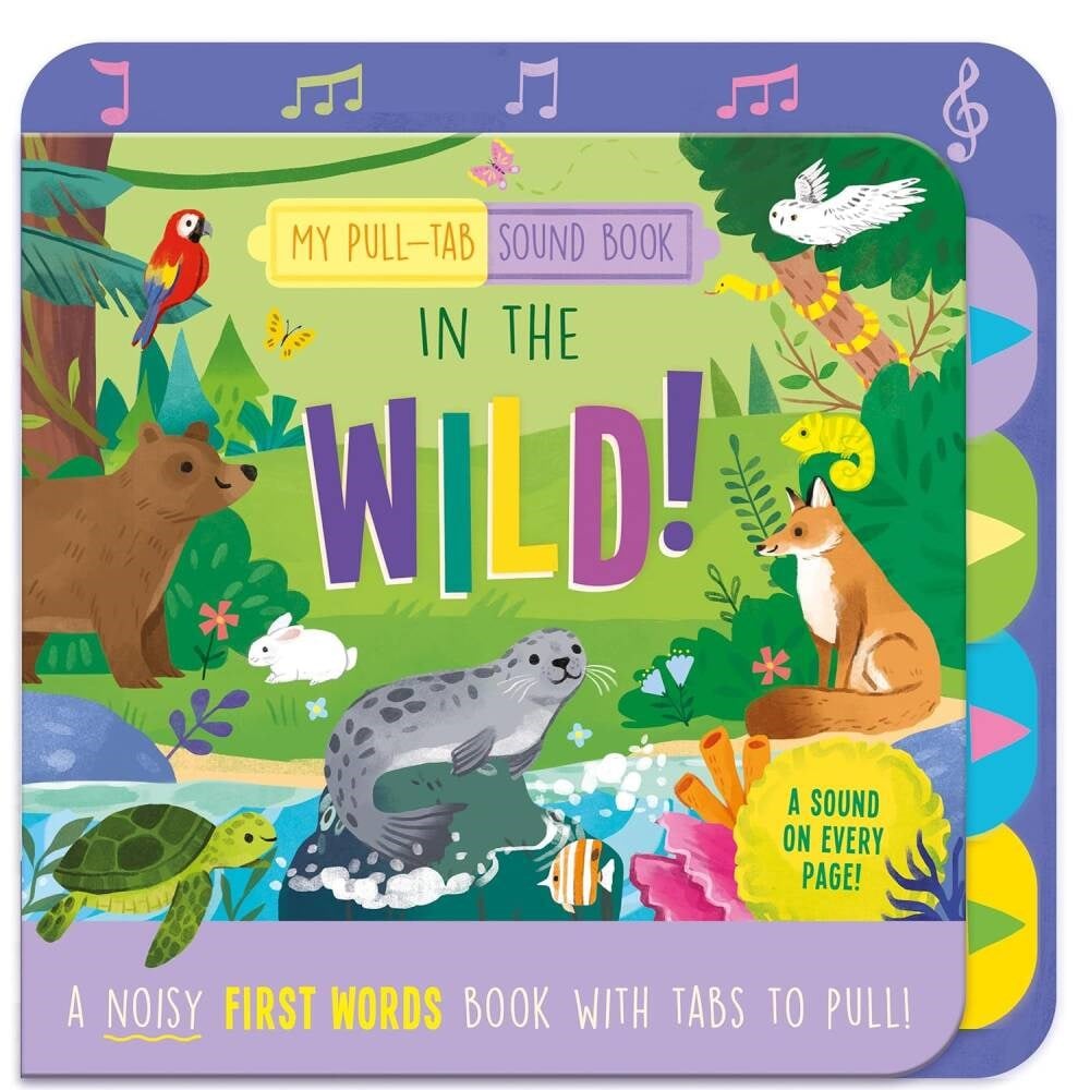 North Parade Publishing Wild Pull-Tab Sound Book İngilizce Sesli Kitap