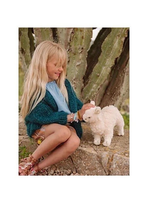 Bon Ton Toys WWF Beyaz Alpaca Peluş Oyuncak 31 cm
