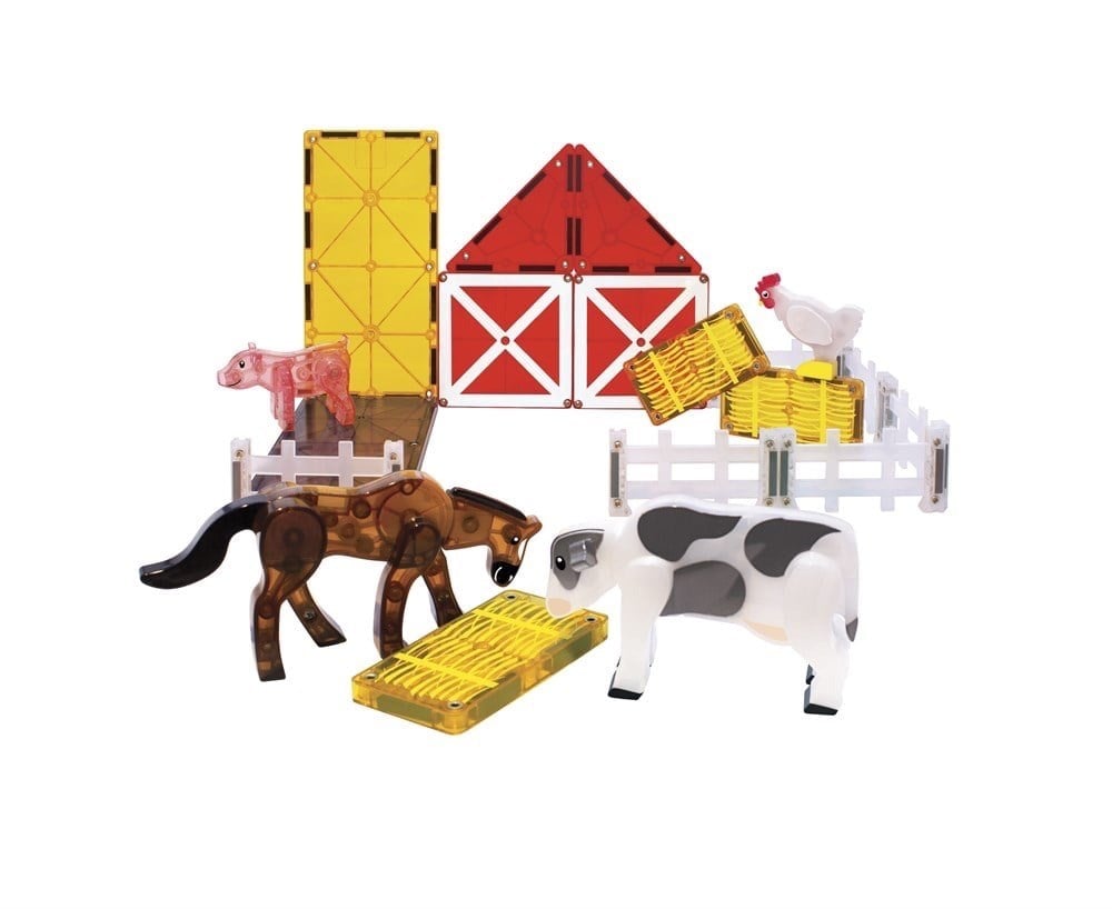 MAGNA-TILES Çiftlik Hayvanları Manyetik Blok Seti (25 Parça)