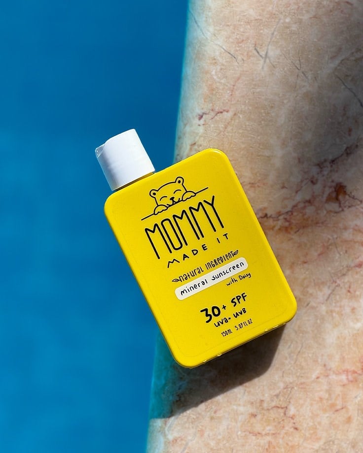 Mommy Made It Mineral Güneş Kremi %100 Temiz Içerikli 30 Spf Uva Uvb suya dayanıklı