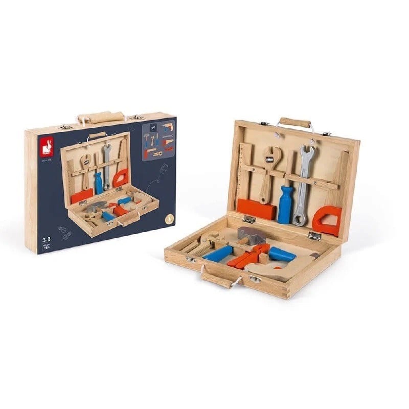 Janod  Ahşap Alet Çantası  (9 Parça)