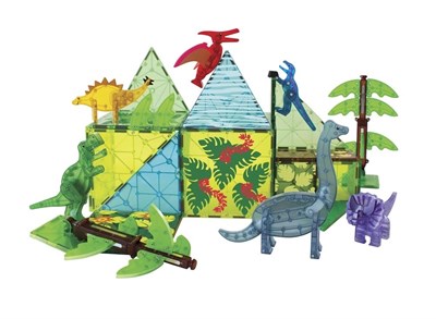 MAGNA-TILES Dinozor Dünyası XL Manyetik Bloklar (50 Parça)