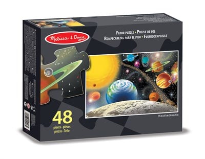 Melissa & Doug Dev Yer Yapbozu- Güneş Sistemi (48 Parça)