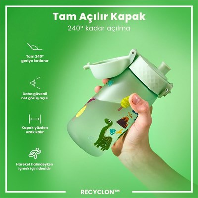 ION8  Çocuk  Suluk - Dinozorlar- 350 ml - Sızdırmaz