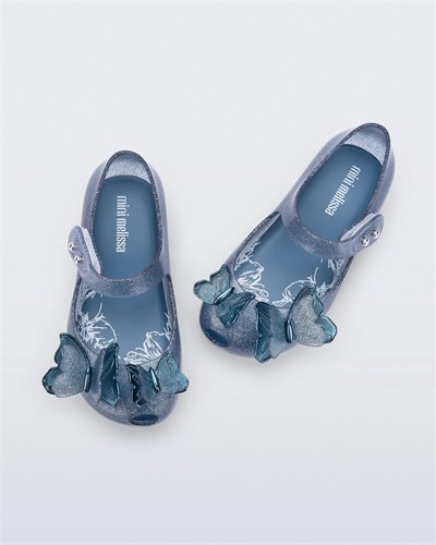 Mini Melissa Ultragirl  Fly Sandal III BB  Simli Mavi Kız Çocuk Sandalet  32849