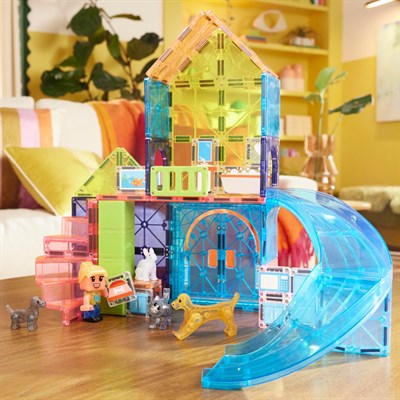MAGNA-TILES Pet Playhouse Manyetik Blok Seti (50 Parça)