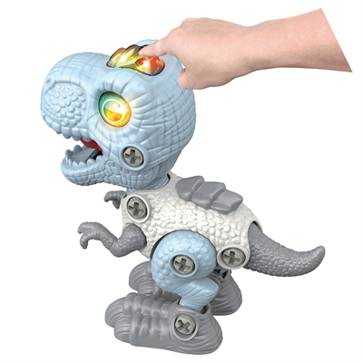 Gokidy Eğitici Sesli Işıklı Sök-tak Dinazor - Robo Dinozor