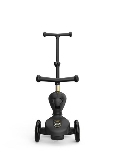 Scoot and Ride Push and Go Ebeveyn Kontrollü Çocuk Scooter Black&Gold Limited Edition
