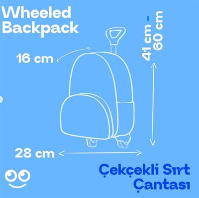 Zoozy Zebra Çekçekli Sırt Çantası