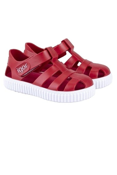 Igor Nico S10289-005  Rojo / Red Çocuk Sandalet