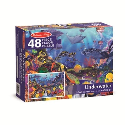 Melissa & Doug Dev Yer Yapbozu- Deniz Altı (48 Parça)