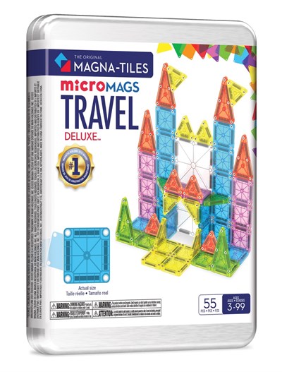 MAGNA-TILES microMAGS Travel Deluxe Seyahat Seti Manyetik Bloklar (55 Parça)