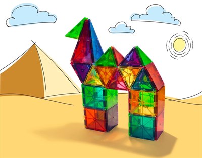 MAGNA-TILES Clear Color Manyetik Bloklar (100 Parça)