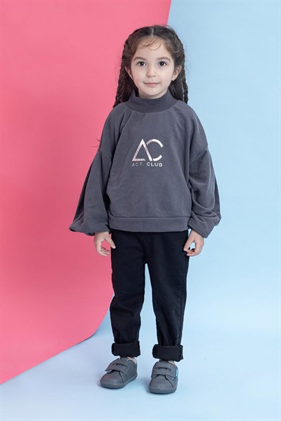 HOPFRÖG Smart Walker Casual Süper Mat Havalı Gri Barefoot Çocuk Ayakkabı