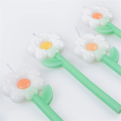 Meri Meri - Daisy Candles - Papatya Mumlar (x6)