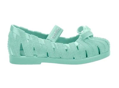 Mini Melissa M Lover Ballerina Parıltılı Yeşil  Kız Çocuk Babet 35956
