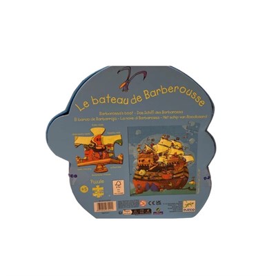 Djeco Dekoratif Puzzle 54 Parça - Barbarossas Boat