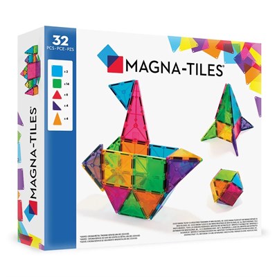 MAGNA TILES Clear Color Manyetik Blok Seti 32 Parça