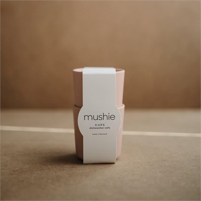 Mushie Dinnerware Cups For Kids Blush