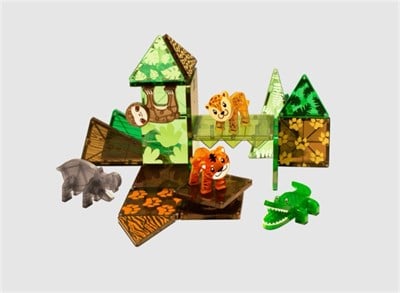 MAGNA-TILES Orman Manyetik Bloklar (25 Parça)