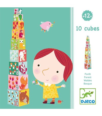 Djeco Küpler / 10 Forest Blocks