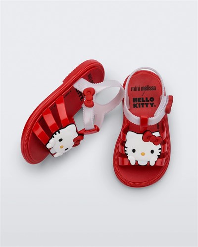 Mini Melissa Hip  + Hello Kitty and Friends BB Kırmızı  Kız Çocuk Sandalet 37872