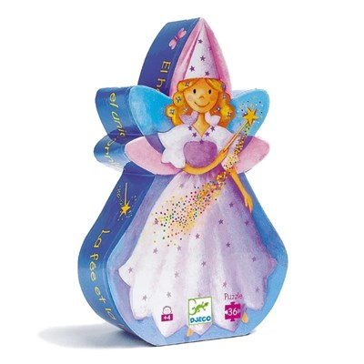 Djeco Dekoratif Puzzle 36 Parça - The Fairy And The Unicorn