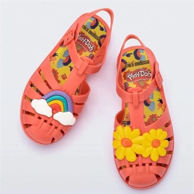 Mini Melissa Possession + Play Doh Turuncu  Kız Çocuk Sandalet 35988