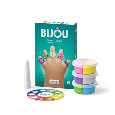Hey Clay Hava ile Kuruyan Kil (3lü Kutu) - Takılar (Çiçek Yüzükleri)