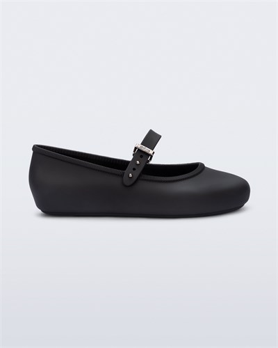 Mini Melissa Soft Ballerina Inf Siyah Kız Çocuk Babet