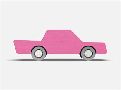 Way to Play Back & Forth Car - Pink - Araba - Pembe