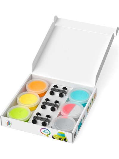 Hey Clay Hava ile Kuruyan Kil 6lı kutu Set - Eko Arabalar