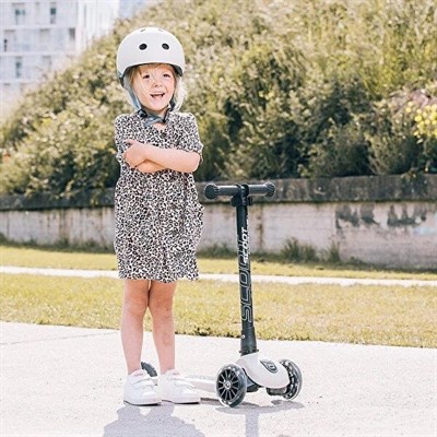 Scoot & Ride Scoot and Ride Helmet Çocuk Kaskı S-M Açık Gri