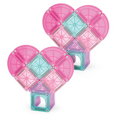 MAGNA-TILES Heart to Heart Travel Set – Kalpli Set Manyetik Bloklar (26 Parça)