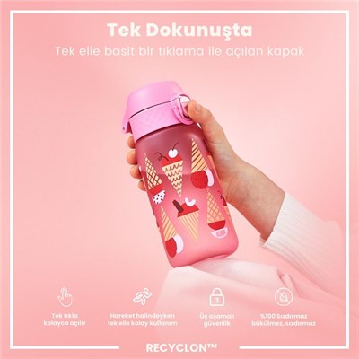 ION8  Çocuk  Suluk - Dondurma- 350 ml - Sızdırmaz