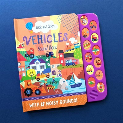 North Parade Publishing Vehicles İngilizce Sesli Kitap (12 Button)