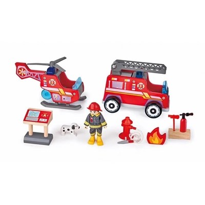 Hape Şehir İtfaiye İstasyonu E3023- Fire Station (13 Parça)