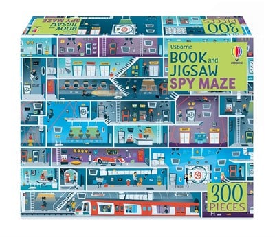 Usborn Book and Jigsaw Spy Maze  Puzzle (300 Parça)