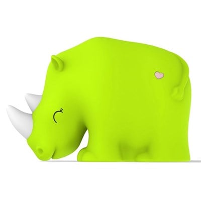DHINK  Rhino Scott Silikon Yeşil Gece Lambası