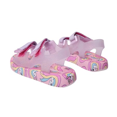 Mini Melissa Mix BB Transparan Pembe  Kız Çocuk Sandalet 35915