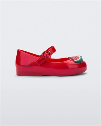 Mini Melissa Sweet Love Picnic BB İnci Kırmızısı  Kız Çocuk Babet 36009