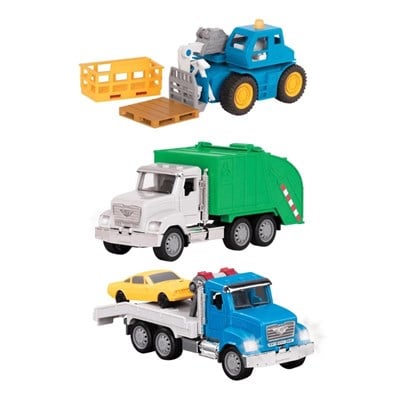 Driven 3lü Set - Çekici, Teleskopik Yükleyici, Çöp Kamyonu