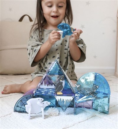 MAGNA-TILES Kuzey Kutbu Manyetik Bloklar (25 Parça)
