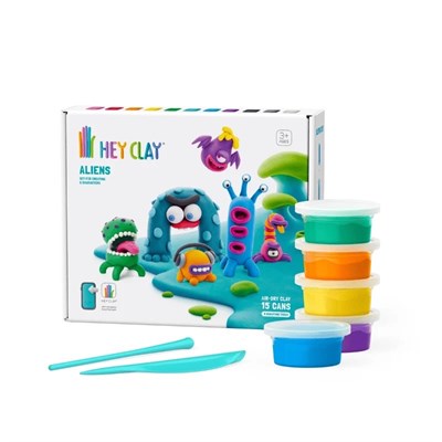 Hey Clay Yaratıcı Kil Seti 15li - Aliens