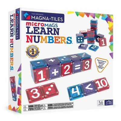 MAGNA-TILES Learn Numbers Manyetik Bloklar (56 Parça)