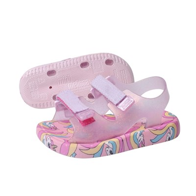 Mini Melissa Mix BB Transparan Pembe  Kız Çocuk Sandalet 35915