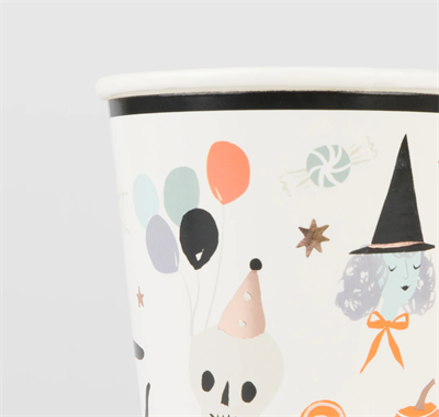 Meri Meri - Its Halloween! Cups - Cadılar Bayramı Bardak (8li)